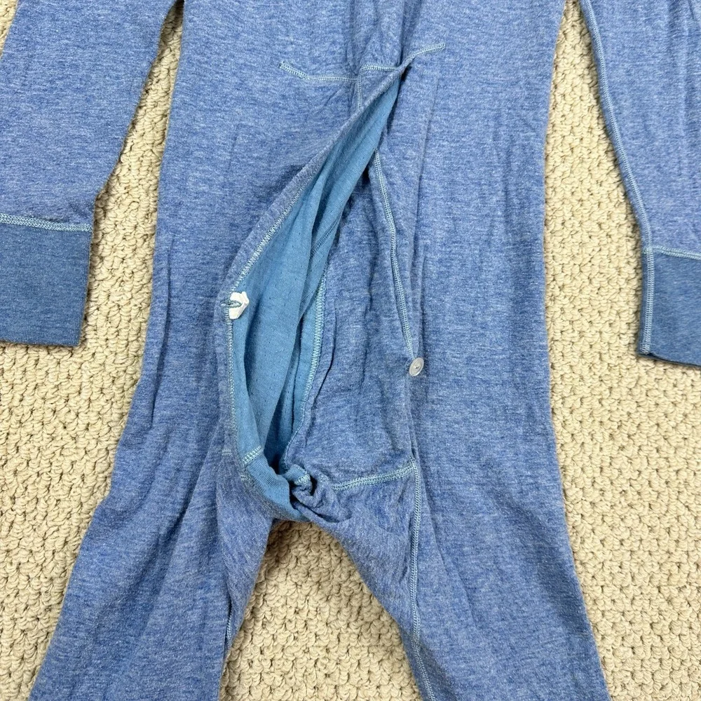 Vtg Duofold Long Johns Mens XS Blue Two Layer Thermal Underwear Union Suit USA